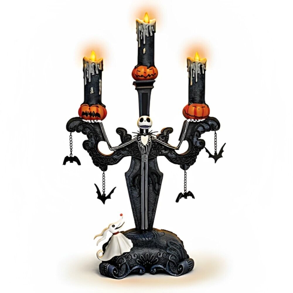 Disney Nightmare Before Christmas Flameless Candelabra #1 - Jack Skellington 11"
