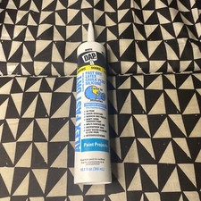 Alex Fast Dry 10.1 oz. White Acrylic Latex Caulk Plus Silicone Caulk  New