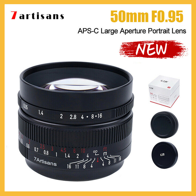 7artisans 50mm F0.95 APS-C Portrait MF Lens for Canon Nikon 7artisans 50mm F0.95 APS-C Portrait MF Lens for Canon Nikon