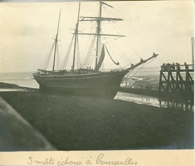 FRANCE, LA BAULE, le port Vintage silver print, Tirage argentique 8x11