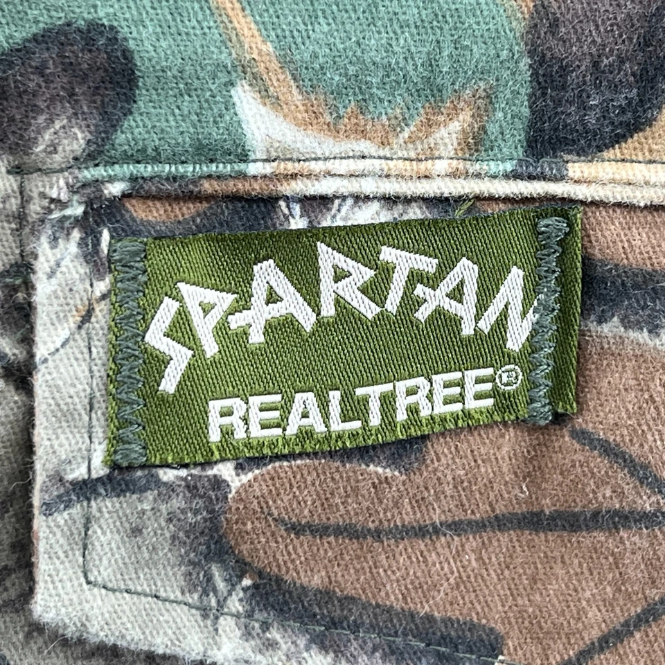 Vintage Spartan Realtree Advantage Camo Jacket Mens Medium Bomber Snaps - Image 3 of 4