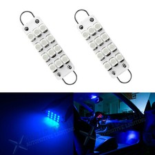 44mm Blue 12-smd 211-2 Rigid Loop Festoon Led Bulbs For Door Or Trunk Lights