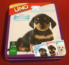 Uno "Hundebabys" in Metallbox / extreme selten