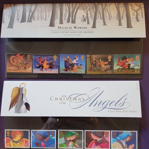 Royal Mail Mint Stamps 1998 Christmas Angels, Magical Worlds
