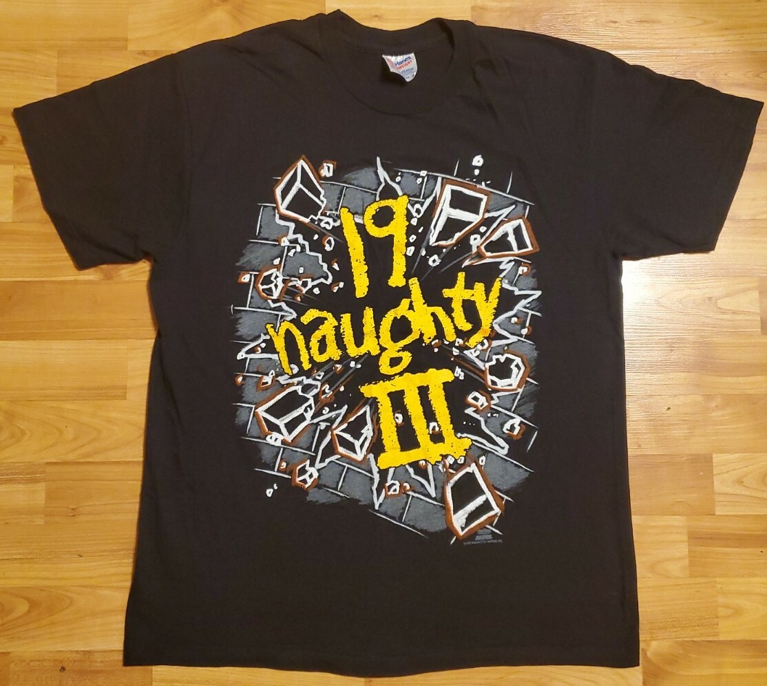 Naughty By Nature vintage 90s Tシャツ XL Naughty By Nature Vintage 90s Made In USA Single Stitch Winterland
