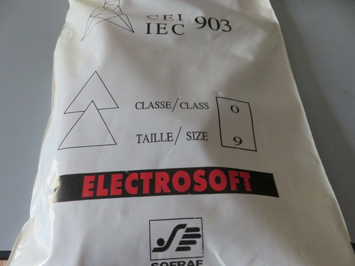 ELECTROSOFT - Guantes de Seguridad Compuesto T 9 CL00 Cei IEC 903 Nuevo Sellado - Imagen 2 de 6
