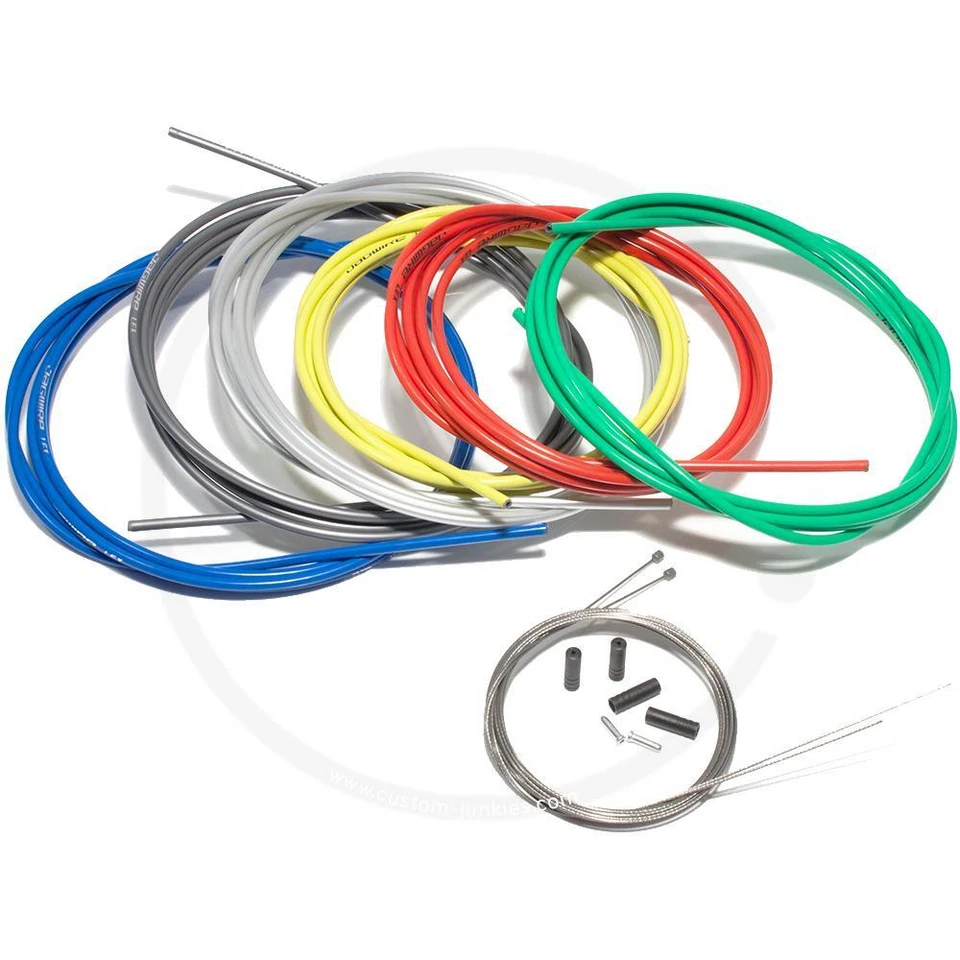 Juego completo de cables de conmutación Jagwire | Funda exterior Jagwire LEX y cables de conmutación Niro