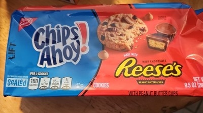 NEW Nabisco Reese's Peanut Butter Chips Ahoy Cookies