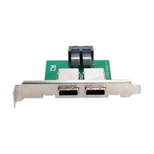 SFF-8088 To SAS HD SFF-8643 PCBA Female Adapter Internal Mini SAS Dual Ports