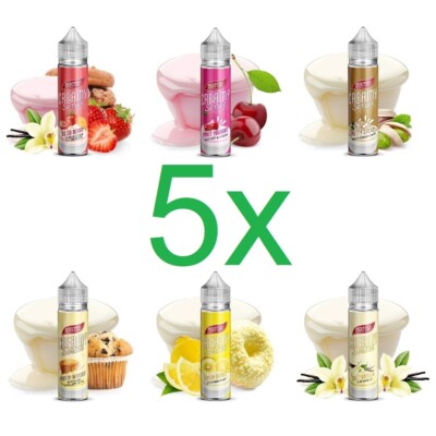 5 x Dexter's Juice Lab Creamy Aroma je 10ml (50ml) für 300ml E-Liquid