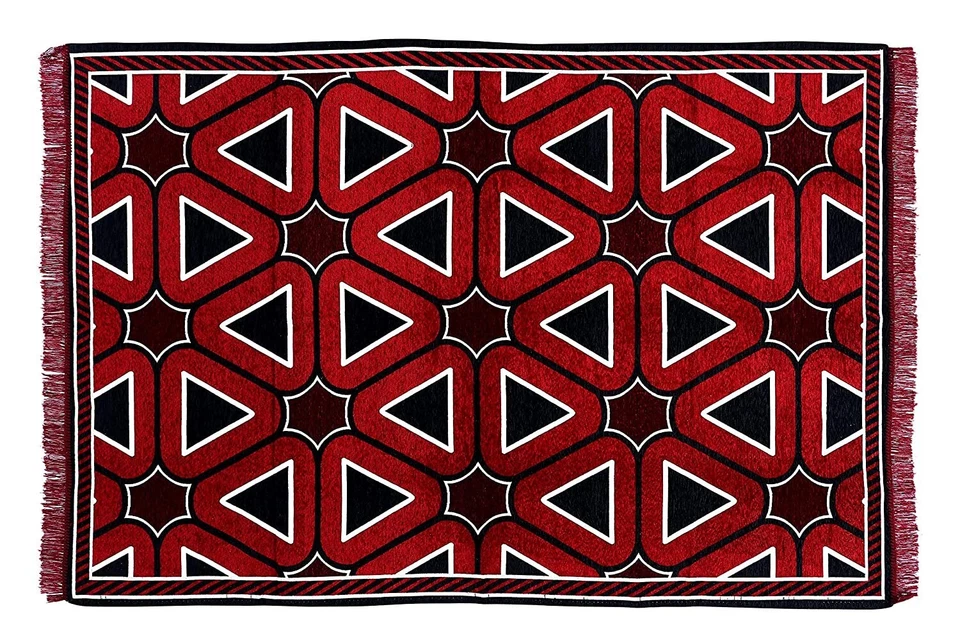 5D Designer Superfine Exclusive Velvet Carpet Runner Area Rug 5 x 7 Feet (A21) - Image 2 of 3