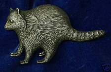 Empire Pewter Raccoon Pewter Pin