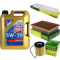 Mann Inspektionspaket 5L Liqui Moly Longlife III 5W-30 FüR Mini Mini Cooper One