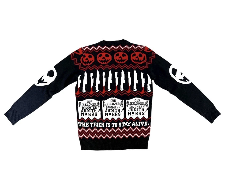 John Carpenter’s Michael Myers Halloween Sweater Small Horror Movie Christmas - Image 3 of 4