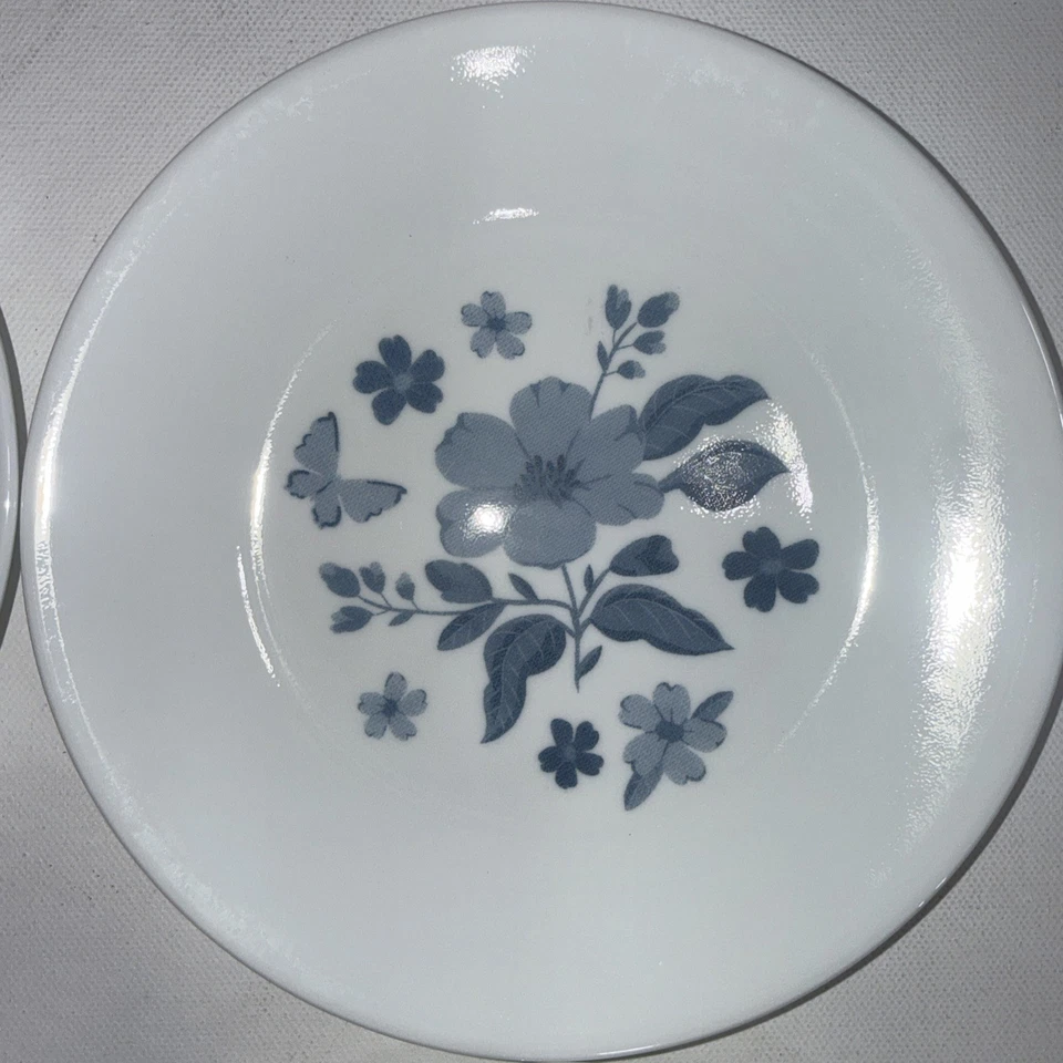 The Pioneer Woman by Corelle 4 peças conjunto de prato aperitivo Evie azul misto - Imagem 4 de 4