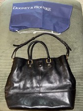 Borsa Dooney & Bourke fiorentina in pelle, Chelsea East/West, nera