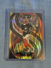 2024 Panini Select - Premier Level Tee Higgins #193 Red & Yellow Shock Prizm
