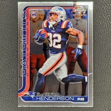 2025 Topps Chrome Football - Base (RC) #328 TreVEYON HENDERSON  Patriots 