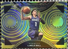 LaMelo Ball 2022-23 Panini Obsidian #4 Tunnel Vision Yellow Flood SP 10/10
