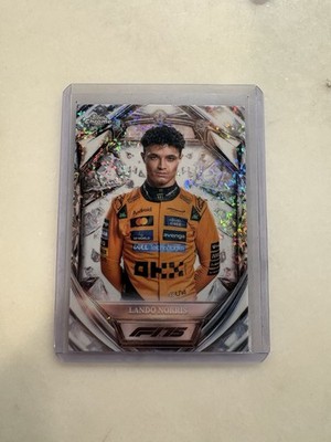 2025 Topps Chrome Formula 1 F1 Lando Norris Diamond 75th #D75-5