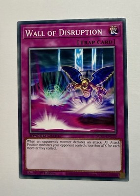 Wall of Disruption - SGX1-ENC20 - Common - 1st Edition x1 - NM Yugioh Speed Duel
