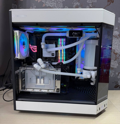Custom Wasserkühler PC - 7 9800X3D | 4080 16GB | 64GB 6400 CL32 | 4TB 14900MB/s