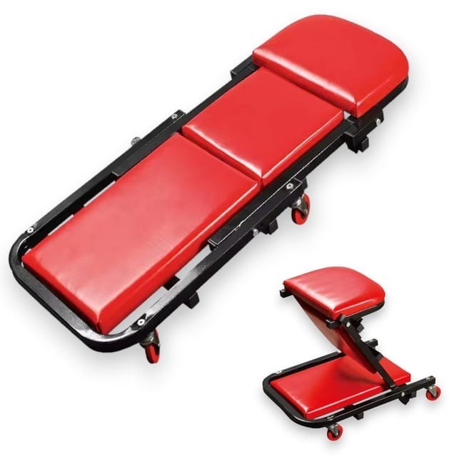 CRUIZER Lettino sottoauto 2 in 1 per meccanico Carrello Carrellino officina Sedi