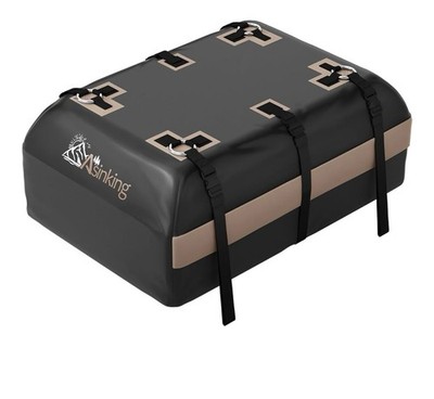 Asinking Car Rooftop Cargo Carrier Bag Large 21 Cubic Feet Waterproof Roof Top