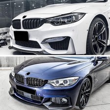 FOR BMW F32 F33 F36 4 SERIES GLOSS BLACK KIDNEY GRILL GRILLE TWIN BAR M4 STYLE