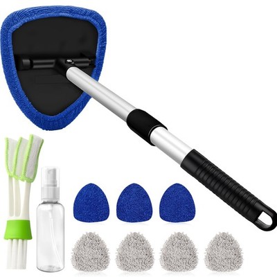 Windshield Cleaner Tool with 180° Rotating Head, Car Window Cleaner Tool with...