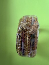 Shiny Gold braclets 2.8cm diameter with multicolor pattern set of 2 ---NEW