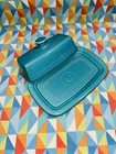 Fiestaware Turquoise Fiesta XL Covered Butter Dish New 8 1/8 X 5 1/8