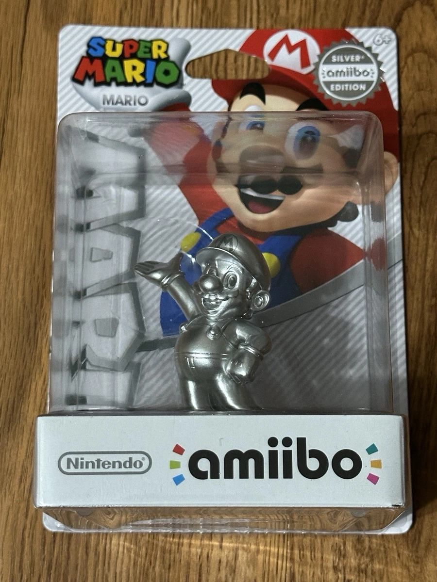 Nintendo amiibo Toys to Life Mario-Silver Edition for sale | eBay