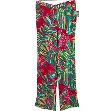 Lilly Pulitzer Cambridge Palazzo Pants Womens Size Medium Resort Beach preppy