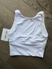 Jo and Jax Women's Dancewear Top - Size X-Small Adult 0-2, White Halftime Tank