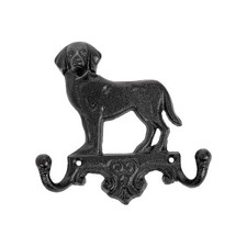 Cast Iron Vintage Dog Wall Hooks, Decorative Wall Mounted Coat Hooks, Rustic ...