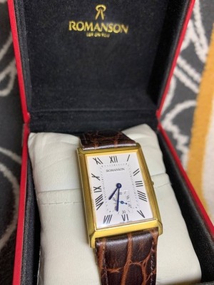   ROMANSON SWISS SAPPHIRE MEN WATCH 