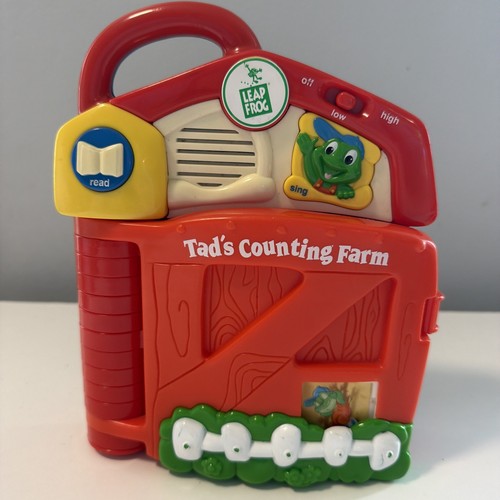 Leap Frog ~ TAD'S COUNTING FARM Interactive Electronic Talking Book ~ Complete