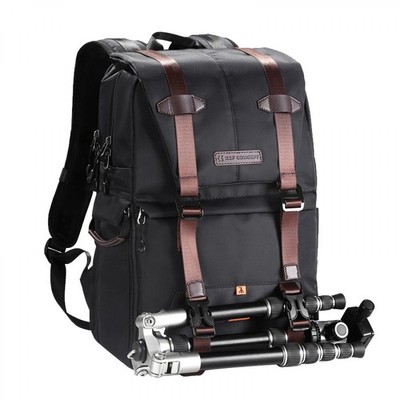 K&F CONCEPT Camera Backpack 20L DSLR/SLR Camera Bag Fits 15.6'' Laptop Tripod