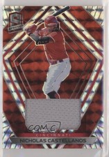2020 Chronicles Spectra Red Prizm Swatches 22/25 Nick Castellanos Nicholas ix8
