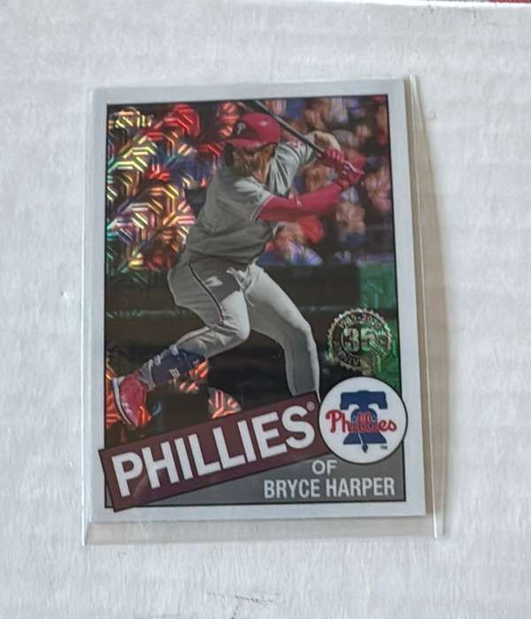 2020 Topps #85C-31 Bryce Harper 1985 Topps Chrome Silver Pack Promotion