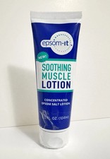 Epsom-It Soothing Muscle Epsom Salt Lotion Tube 3.5oz SEALED NEW