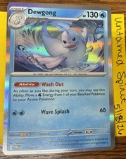 Pokemon Dewgong (19/124) Perfect Order NM RARE HOLO