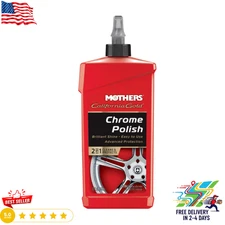 Mothers 05212 California Gold Chrome Polish, 12 oz.