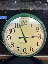 (SH40) - VINTAGE 14.5" STANDARD ELECTRIC SLAVE CLOCK