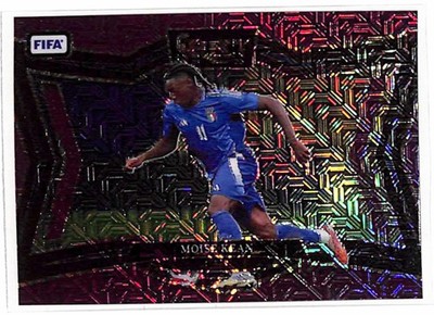 Moise Kean 2024-25 Panini Select FIFA #245 Purple Mojo