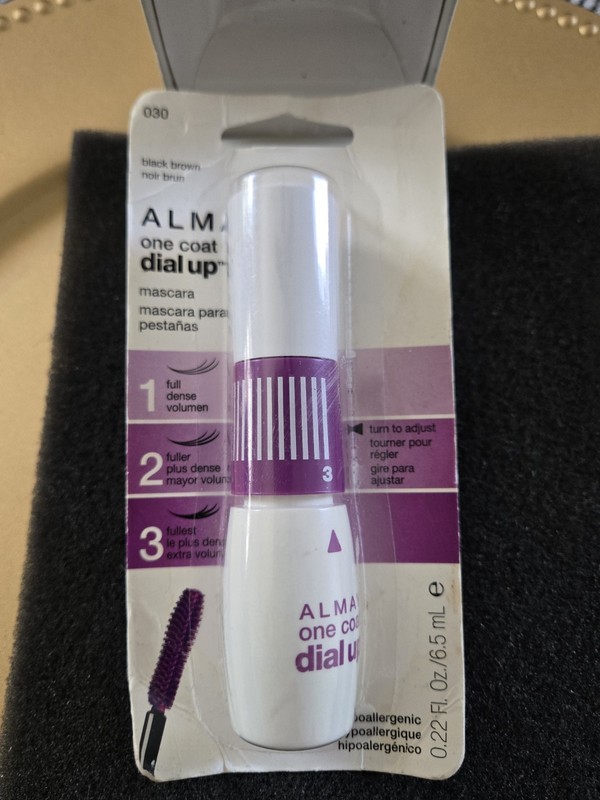 ALMAY One Coat Dial Up MASCARA ~ BLACK BROWN #030 ~ NEW SEALED