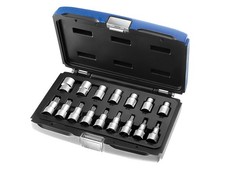 Expert 1/2in Drive TORX Socket Set 16 Piece Male And Female BRIE032907B
