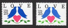Scott #2440 2441 Love Birds Single Stamps - MNH #4