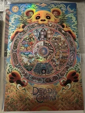 Dead & Company Sphere 2025 Foil Poster Miles Tsang ShowEd Weekend 5 5/9-11 Print